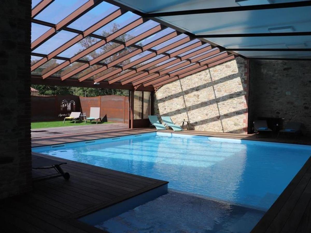Gite 18Eme Renove Avec Piscine Couverte, Terrasse, Loisirs Et Wifi - 6 Pers. - Fr-1-426-432 Les Herbiers Ngoại thất bức ảnh